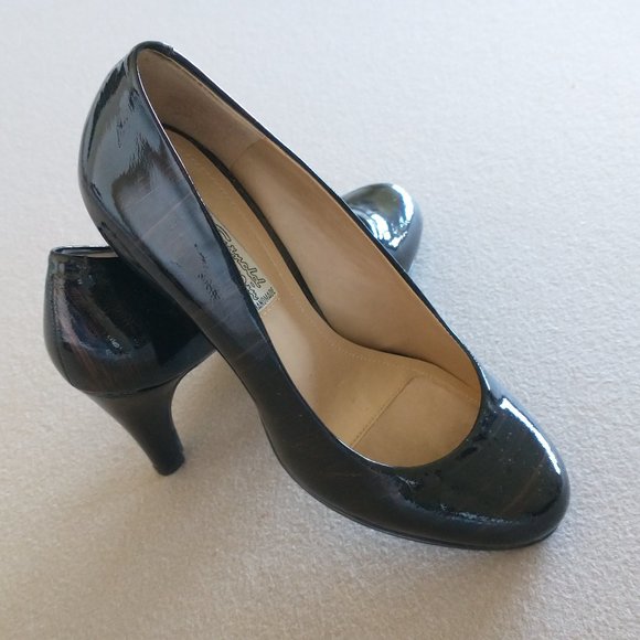 Size 7.5 Arnold Churgin 3.25" heels, dark brown, NWOT - Picture 9 of 10